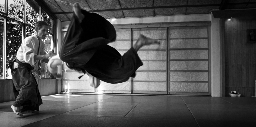 Takeda shihan with uke