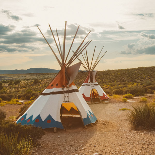 native american red road tipi