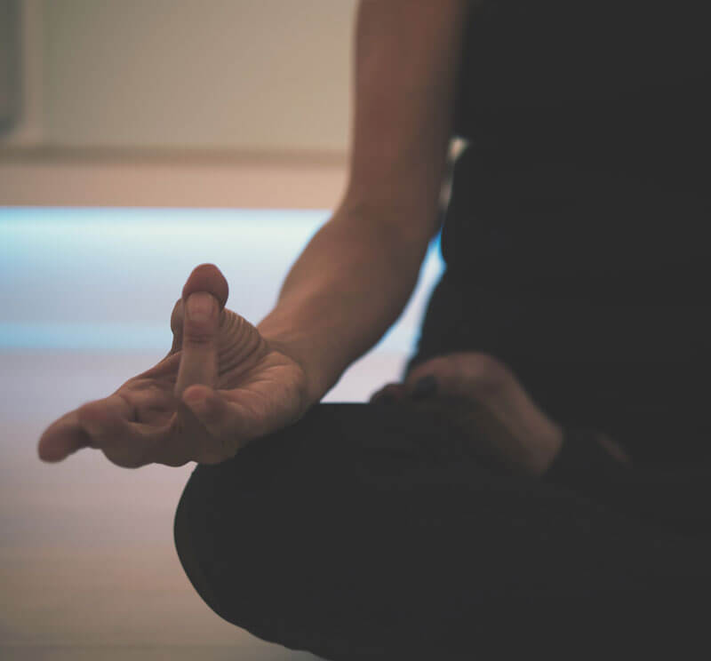 woman meditating during a costa rica retreat yoga