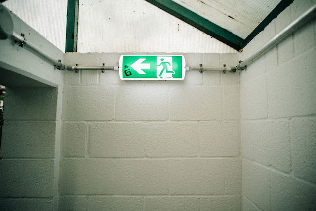 exit exit sign