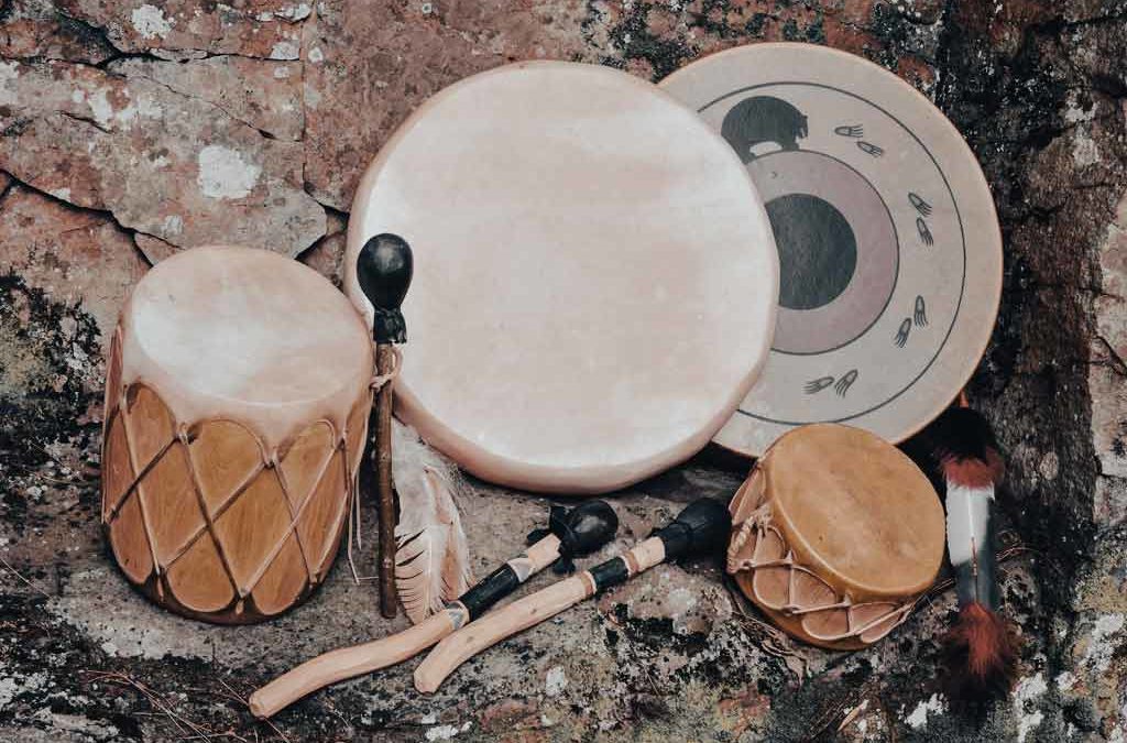 Beneath the Native American Drum