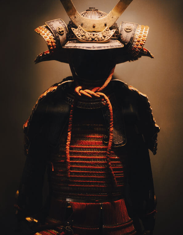 old samurai armor